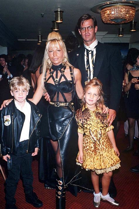 donatella versace young 90s|donatella versace as a kid.